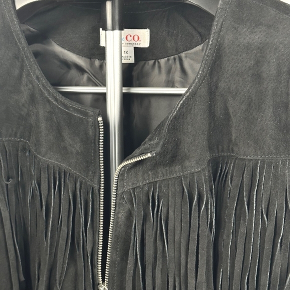 d & co. Demin and Company Suede Leather Jacket - Picture 10 of 10